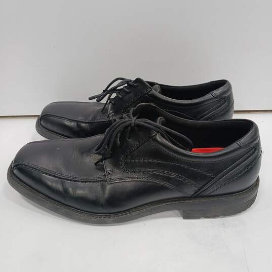 Rockport Men's Leather Black Dress Shoe Size 10.5 M image number 1