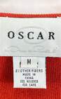 Oscar De La Renta Orange Cardigan - Size Medium image number 3
