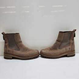 Timberland Light Brown Nubuck Women Chelsea Boots Size US 10