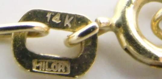 Milor 14K Gold Unique Box Chain Necklace 5.8g image number 5