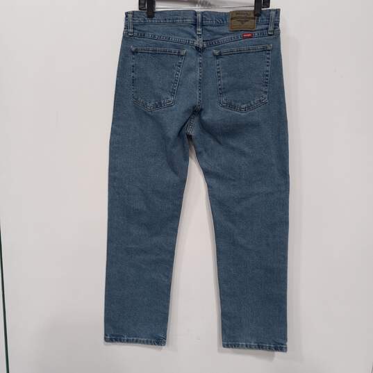 Wrangler Men's Straight Leg Denim Jeans Size 33x30 image number 4