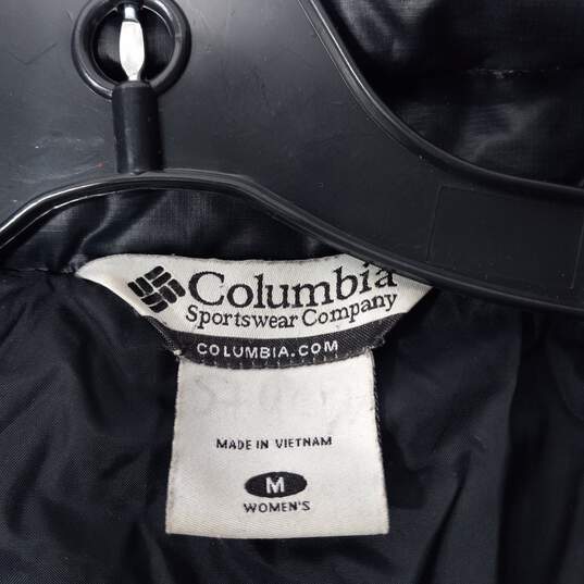 Women's Columbia Black Puffer Jacket Size M image number 3