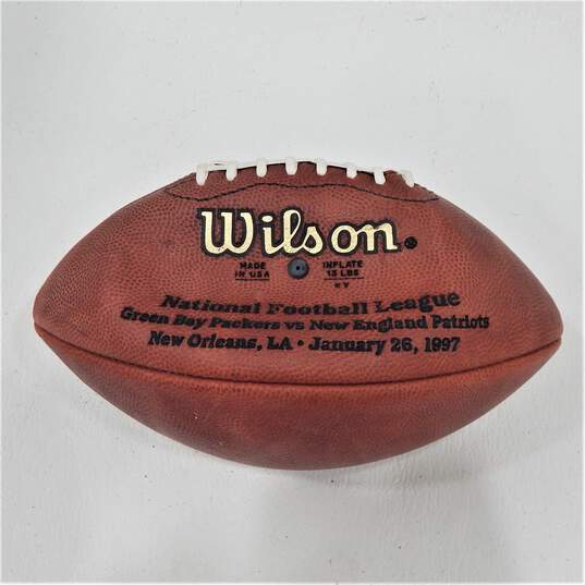 Super Bowl XXXI Official Wilson Game Ball Packers vs Patriots image number 2
