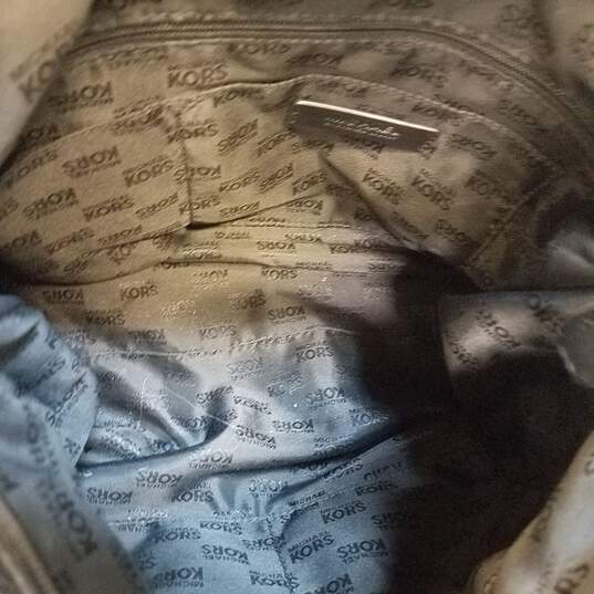 Michael Kors Hudson Hobo Black Leather Shoulder Pocket Tote Bag image number 6
