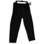 NWT Mens Black Slash Pocket Elastic Waist Pull On Sweatpants Size XL image number 1