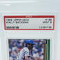1989 Wally Backman Upper Deck Graded PSA 9 NY Mets image number 2