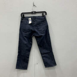 NWT Womens Blue Denim Mid Wash Pockets Regular Fit Straight Leg Jeans Sz 25 alternative image