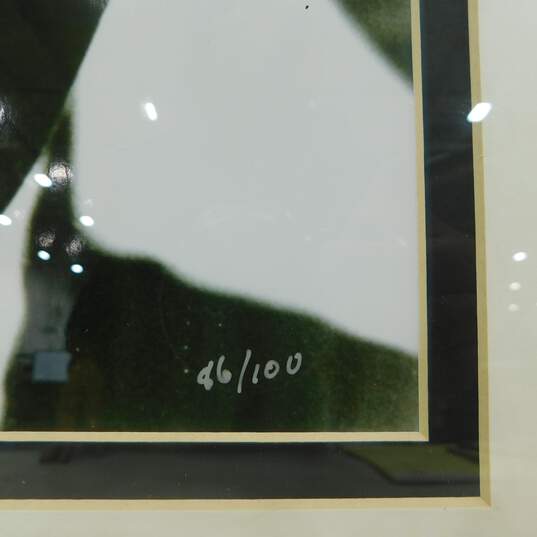 HOF Mickey Mantle Signed LTD ED Framed Photo /100 w/ COA image number 3