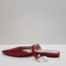 Zara Slingback Pointed Toe Mules Red 6.5 alternative image