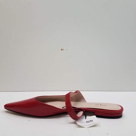 Zara Slingback Pointed Toe Mules Red 6.5 image number 2