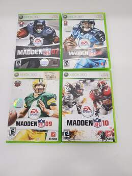 Xbox 360 Lot of 4 Game disc (NFL) Untested