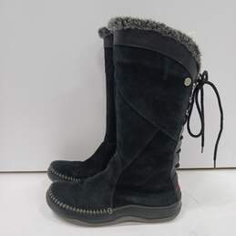 The North Face Women's Black Suede Boots Size 8.5