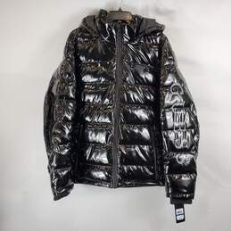 Guess Men's Black Puffer Jacket SZ XL NWT