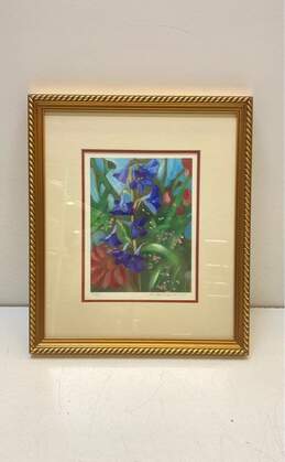 Limited Edition Floral Still Life Print by Ana Maria Hatenbach Signed