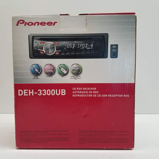 Pioneer Single-Din in-Dash CD Player with USB Port Model # DEH-3300UB image number 2