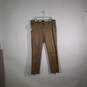Mens Comfort Stretch Tapered Fit Flat Front Chino Pants Size 36x34 image number 1