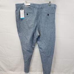 Perry Ellis Portfolio Slim Fit Bay Blue Pants Adult Size 42inx30in NWT alternative image