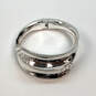 Designer Robert Lee Morris Soho Silver-Tone Hinged Bangle Bracelet image number 1