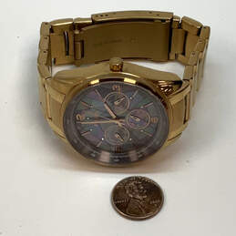 Designer Fossil BQ-1681 Gold-Tone Stainless Steel Round Analog Wristwatch alternative image