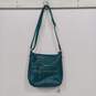 Roma Teal Leather Crossbody Purse image number 3