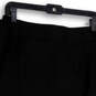 Womens Black Stretch Side Zip Back Slit Straight & Pencil Skirt Size 12 image number 3