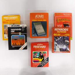 6ct Atari 2600 Games w/ Boxes + Some Manuals