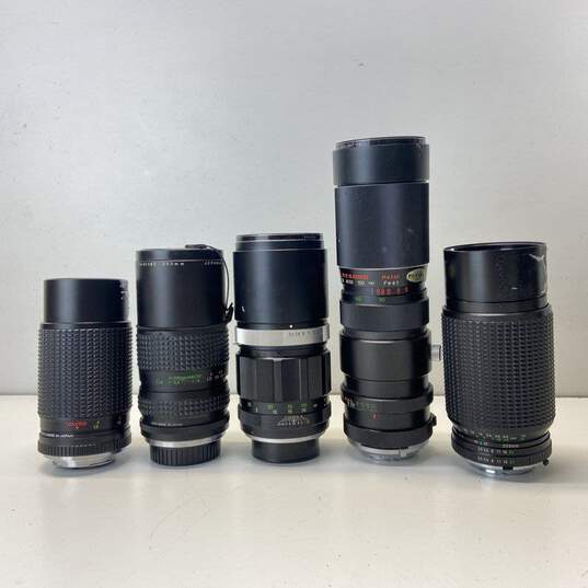 Lot of 6 Assorted Zoom Camera Lenses image number 1