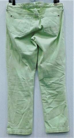 Pilcro Script Mint Green Cropped Jeans Womens SZ 29 alternative image