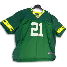 Mens Green NFL On Field Green Bay Packers Clinton- Dix #21 Jersey Size 60