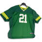 Mens Green NFL On Field Green Bay Packers Clinton- Dix #21 Jersey Size 60 image number 1