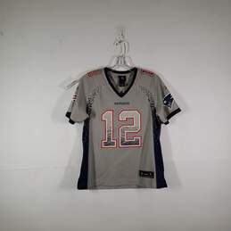 Womens New England Patriots Tom Brady 12 NFL Football Jersey Size M