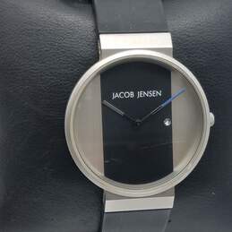 Jacob Jensen 712 12923 35mm WR 3AT Analog Date Wristwatch 32g