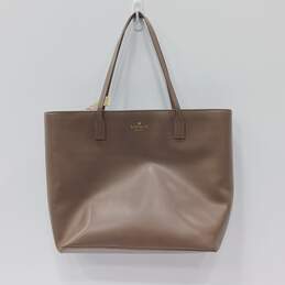 Kate Spade Brown Leather Tote Bag