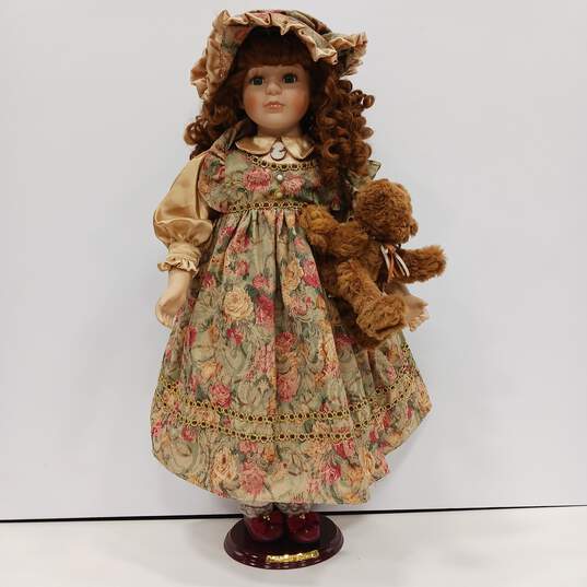 Vintage the Collectors Choice by Dandee Girl Porcelain Doll image number 1