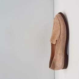 J.Crew  Winona Suede Loafers Leather Flats Luxury Caramel Shoes Size 12