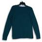 LOFT Outlet Womens Green White Llama Long Sleeve Crew Neck Pullover Sweater Sz M image number 2
