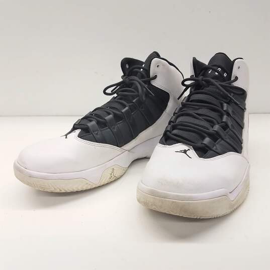 Nike Air Jordan Max Aura 'White Black' Sneakers Men's Size 13 image number 5