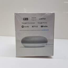 Google Home Mini Smart Speaker with Google Assistant Chalk Sealed alternative image