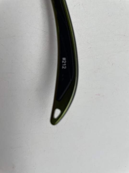 Unisex Sport F8 Black Green Full Rim Frame Helmet Specs Sports Eyeglasses image number 6