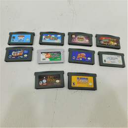 10ct Nintendo Game Boy Advance Game Lot
