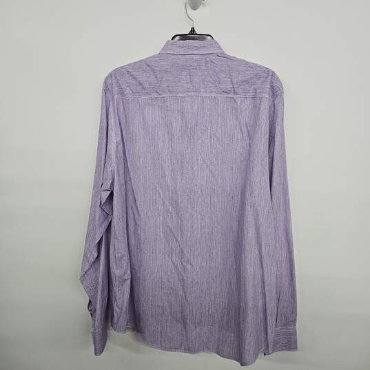 Purple Classic Fit Button Up Collared Shirt image number 2
