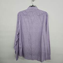 Purple Classic Fit Button Up Collared Shirt alternative image