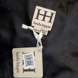 Haute Hippie Black Genuine Marabou Feather Sleeveless Vest Jacket NWT Size XS alternative image