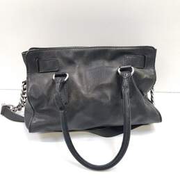 Michael Michael Kors Black Leather Hamilton Tote Bag alternative image