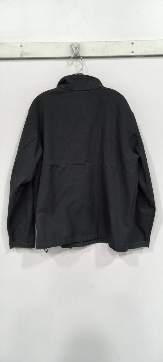 Columbia Men's Ascender Black Full Zip Softshell Jacket Size XL image number 4