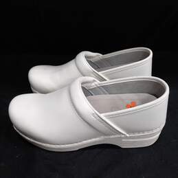 Women's White Clog Shoes Size 38
