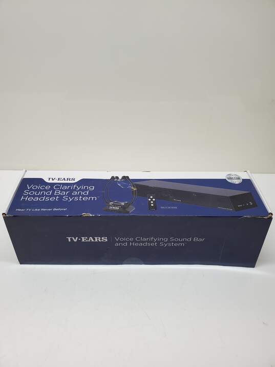 TV Ears Voice Clarifying Sound Bar and Headset System image number 1