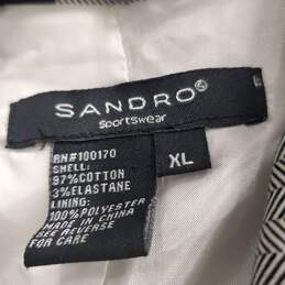 Sandro Women Black Check Jacket XL alternative image