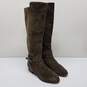 Via Spiga Olive Green Suede Boots Prish Riding Equestrian Size 5.5 image number 1