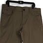 NWT Mens Gray Flat Front Pockets Stretch Straight Leg Chino Pants Sz 36x30 image number 3